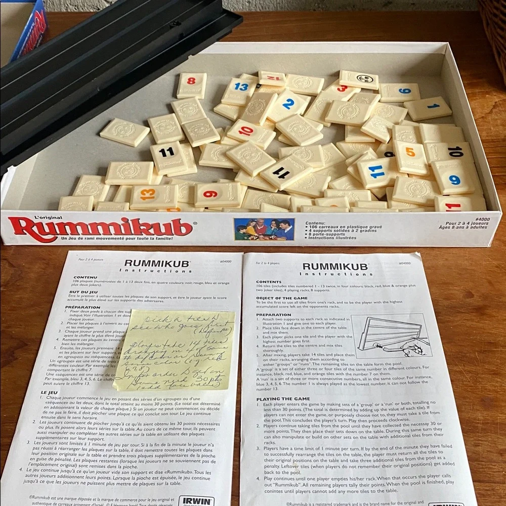 Classic Rummikub Game - Picture 2 of 7